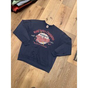 Vintage Minnesota Twins World Series 1987 & 1991 Crewneck Sweatshirt